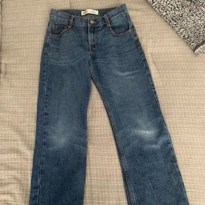 Levi’s Dark Wash Straight Leg Juniors Jeans